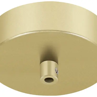 Rosace de plafond AP SLV FITU 3 pôles Ø90mm or 