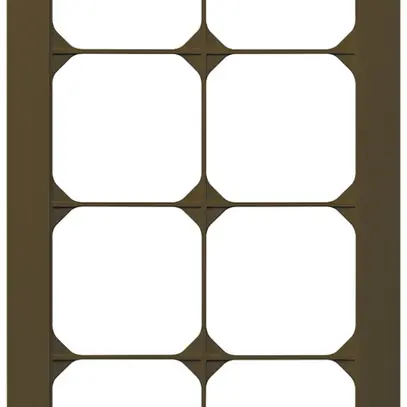 Telaio di copertura INC kallysto.trend 4×2 marrone 154×274mm 