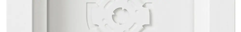 AP-Gehäuse Siedle 3× 132×332×36.5mm weiss 