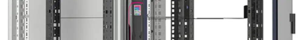 Netzwerkschrank 19" Rittal VX IT 5330.133 600×2000×800mm 42HE Stahl grau 