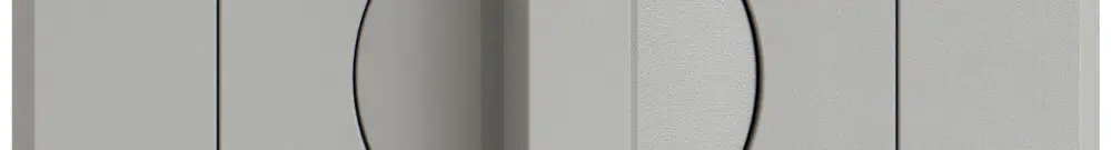 Kit di montaggio INC EDIZIO.liv SNAPFIX® p.interr.rot.manop.senza iscrizione grc 