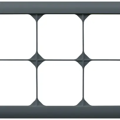 Cadre de recouvrement ENC kallysto.line 2×3 anthracite horizontal 152×212mm 