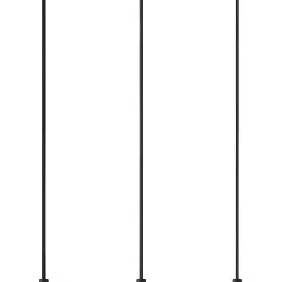 Lampada sospesa SLV ASTO TUBE GU10 3×10W diretto Ø70×125mm nero 
