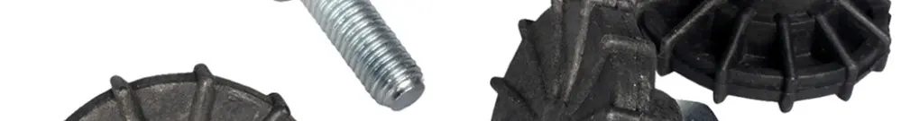 Pied de nivellement ROLINE Pro/Basic 40×60×40mm noir 4 pièces 