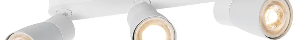 Spot SLV PURI 2.0 Dome CW GU10 3×6W DIM 258×42×138mm weiss 
