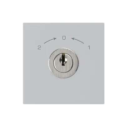 Contact pivotant 1->0<-2 gris clair KAL avec serrure Kaba 8 