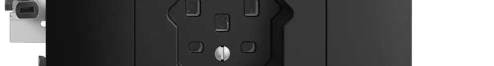 Prise INC EDIZIOdue T25 16A noir 53mm avec bornes enf. 