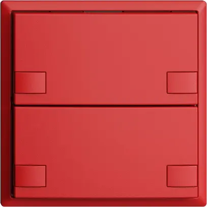 Poussoir ENC KNX 2× EDIZIOdue colore berry RGB sans LED 