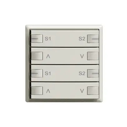 Kit frontal moteur scène 2c/4t ZEP 60×60mm gris clair 