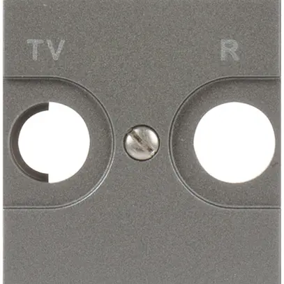 Frontplatte MOS TV/FM magnesium 2 Module 