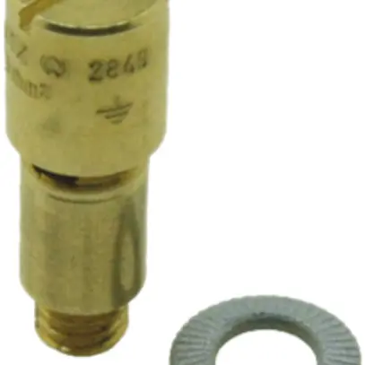 Borne de terre joignable Woertz 2.5mm² raccordement à vis 1×1 mont.direct p=30mm 