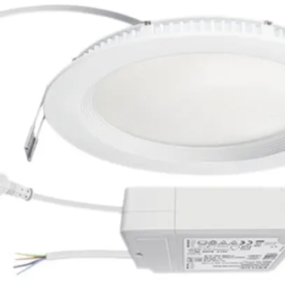 Downlight LED ESYLUX ELSA-2 Ø180 DALI 9W 4000K, 850lm, blanc 