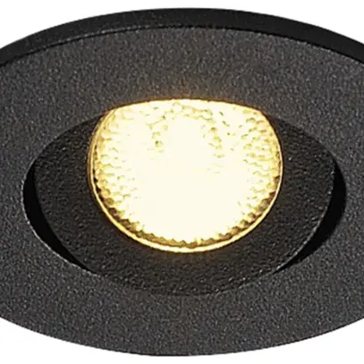 Downlight LED INS NEW TRIA MINI SET, 4.4W 143lm 3000K 30° IP44 nero opaco 