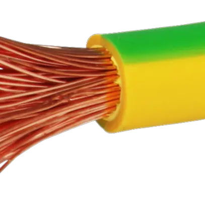 Filo T fless.s.bob.25mm² ve-gi H07V-K Eca Una lunghezza