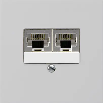 Scatola INC kallysto 2×RJ45s separato CUC grigio chiaro 