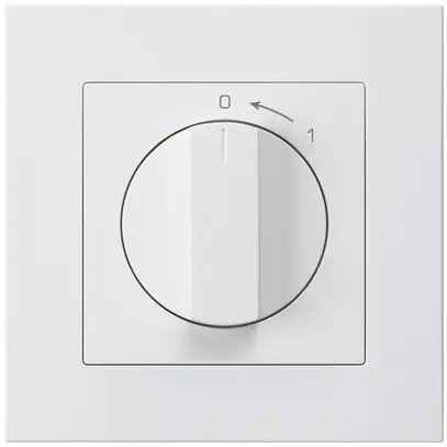 Contatto rotativo INC 0<-1/2L bianco kallysto.pro con manopola 