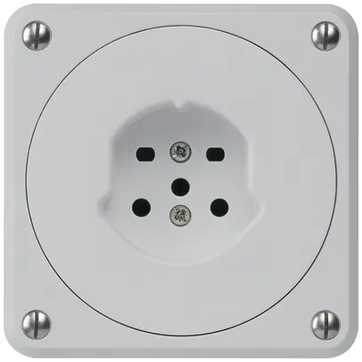 Prise ENC robusto type 15 gris sans clapet pour combinaison 