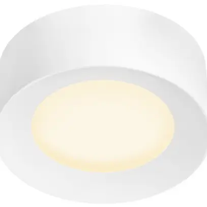 Plafonnier LED SLV FERA 25 DALI 19.5W 1650lm 3000/4000K Ø200×75mm blanc 