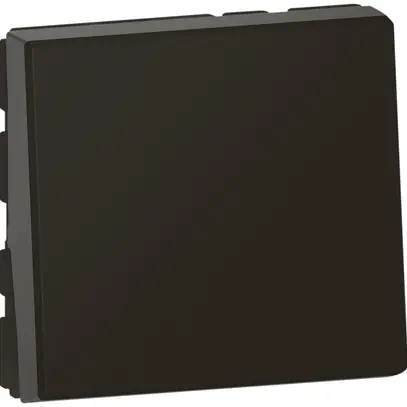 Pulsante a bilanciere MOS 6A 2 moduli nero 