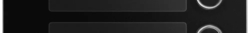 Frontplatte für Ruftastenmodul Urmet Alpha, 3×Taste, IP55, schwarz 