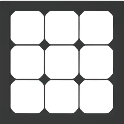 En-tête ENC kallysto.pro 3×3 noir 