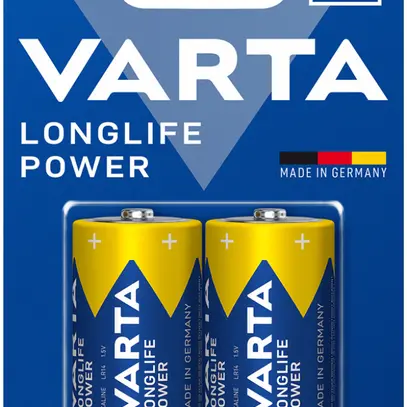 Pila alcalina VARTA Longlife Power C blister a 2 pezzi 
