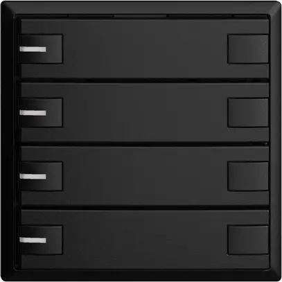 Poussoir KNX RGB EDUE, 250mW, a.LED RGB, 4×poussoir, comm.2×touches, no 