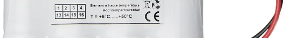 Accu NiMH BCA 4 L CALR/Q, 4.8V 4Ah 1h, per CALR/CALQ 