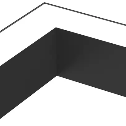 Parte luminosa DOTLUX CONNECT 12W 1400lm 830/840/850 DALI 204mm nero L-sinistra 