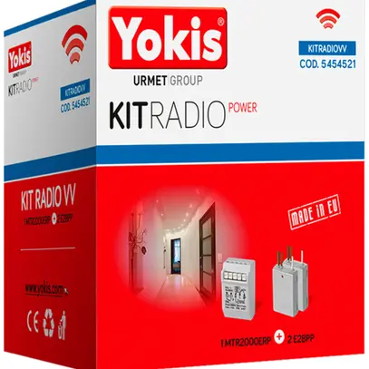 Kit inverseur actionneur-commutateur RF Yokis 2×E2BPP 1×MTR2000ERP 