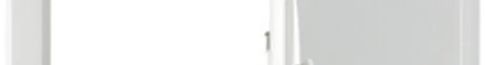 Cornice con porta Hager univers 353×1003×10mm IP00 bianco per FW61U.. 