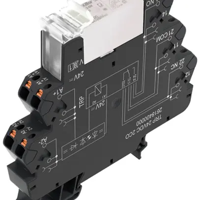 Relè WM TRP 1NO AgSnO2 19.2…28.8VDC 16A/250VAC push-in 