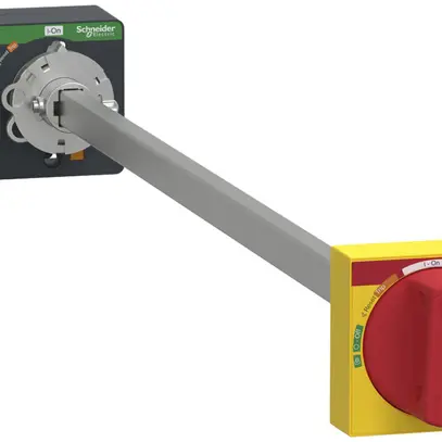 Comando rotativo c.accoppiam.porta p.ComPacT NSXm/PowerPact B, IP65 rosso/giallo 