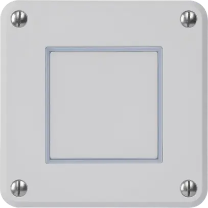 Contatto pulsante INC robusto IP55 grigio per combinazione 