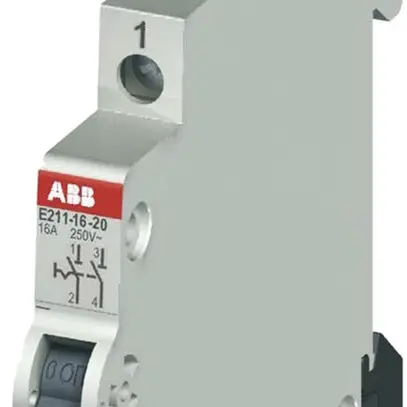 Interrupteur AMD ABB E211, 16A/250V 2L 2F, ½UM, "0-I" 