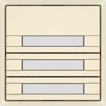 Universaltaster EDIZIO.liv UNI SNAPFIX® 12…48V o.LED 3× 2-Tbed.Pap.cr 