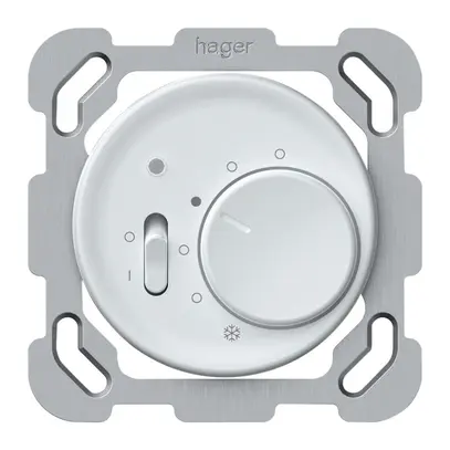 Termostato ambiente INC origin con interruttore 230VAC 5…30°C 10A bianco 