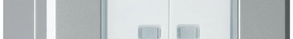 Interruttore AP robusto IP55 schema 3+3 2×illuminato alluminio 