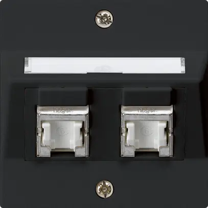 Presa INC kallysto A cat.6 2RJ45/s nero 