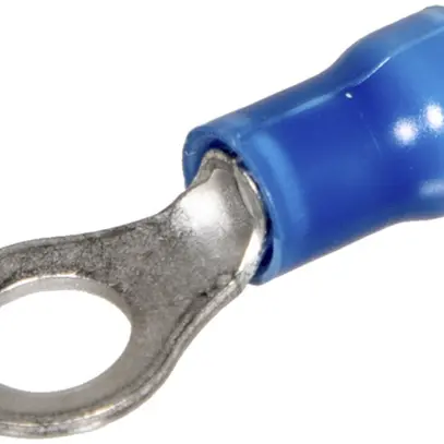 Cosse à sertir PLASTI-GRIP annulaire M5 2.5mm² PVC bl 