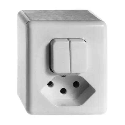 Kit frontal AP FH T13 blanc capot+bouton poussoir 