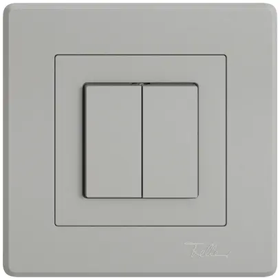 Interruttore a pulsante INC EDIZIO.liv SNAPFIX® 1/3+3/1L grc 