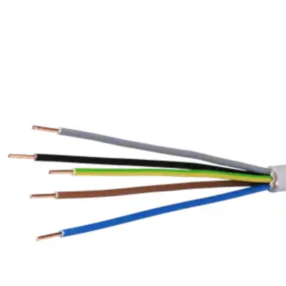 Installationskabel TT 5×1,5mm² 3LNPE grau Eca, Spule à 500m 