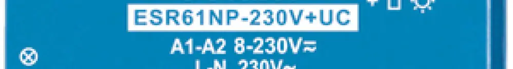 Relè di comando INS Eltako 8…230VUC 1Ch, ESR61NP 