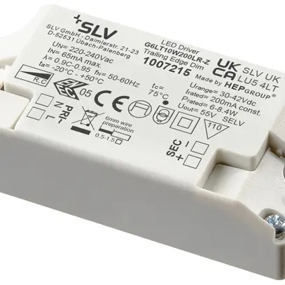 Alimentation LED SLV 8.4W 55V 200mA VAR décharge de traction 