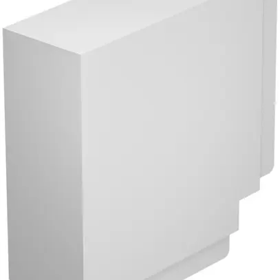 Angolo piatto Bettermann per canale d'inst.WDK bianco puro 100×230mm 