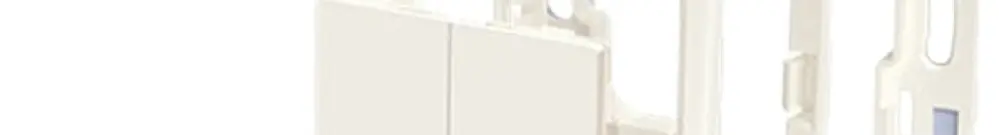 Adattatore di montaggio Shelly Wall Adapter Busch-Jaeger 46×13mm bianco 