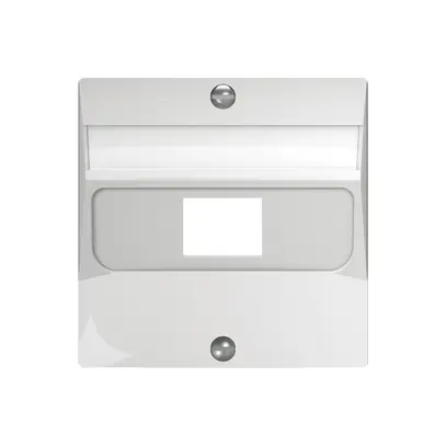 Placca frontale SIDUS bianco lucido 