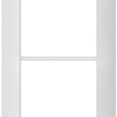 Cadre de recouvrement SIDUS 4×1 blanc 