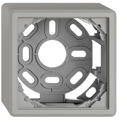 En-tête AP EDIZIO.liv SNAPFIX® 1×1 pour combinaisons au choix gris clair 
